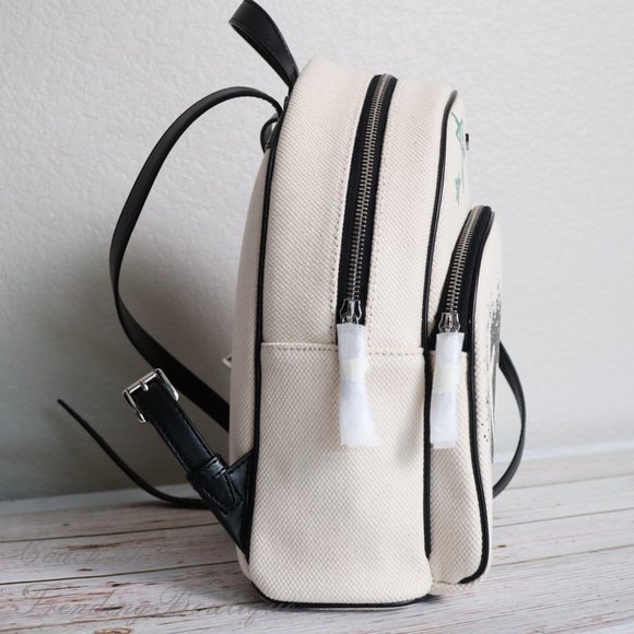 NWT Michael Kors Abbey Backpack with Graffiti - Picture 5 of 10